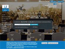 Tablet Screenshot of hotelbahiasantander.com